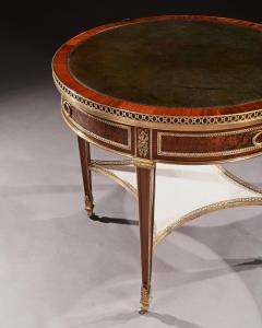 Gervais Durand EXCEPTIONAL GERVAIS DURAND MAHOGANY AND GILT BRONZE GUERIDON BOUILLOTTE TABLE - 1932000