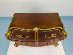 Gervais Maximilien Eug ne Durand G Durand Louis XV Bomb Commode Marquetry Ormolu Bronze 1880 Paris France - 4401882