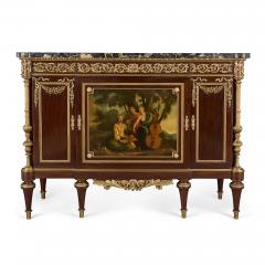 Gervais Maximilien Eug ne Durand Pair of French antique Vernis Martin commodes by Durand - 4051400