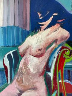 Getty Bisagni ABSTRACT SURREALIST NUDE WITH RED STOCKINGS PAINTING BY GETTY BISAGNI - 2124698