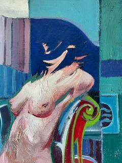 Getty Bisagni ABSTRACT SURREALIST NUDE WITH RED STOCKINGS PAINTING BY GETTY BISAGNI - 2124707