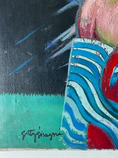 Getty Bisagni ATMOSPHERIC ABSTRACT NUDES PAINTING BY GETTY BISAGNI - 2124715