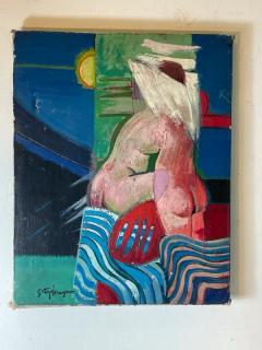 Getty Bisagni ATMOSPHERIC ABSTRACT NUDES PAINTING BY GETTY BISAGNI - 2124716