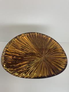 Ghir Studio Ambra Coffee Table Amber Cristal and Brass by Ghir Studio - 3213540