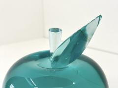 Ghir Studio Apple Unique Sculpture in Handmade Aquamarine Crystal by Ghir Studio - 3319747
