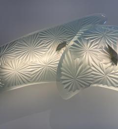 Ghir Studio Boa Hand engraved Crystal Wall Light Sculpture by Ghir Studio - 3301458
