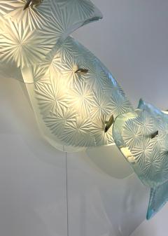 Ghir Studio Boa Hand engraved Crystal Wall Light Sculpture by Ghir Studio - 3308268