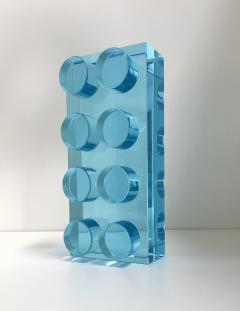 Ghir Studio Brick Contemporary Handmade Crystal Sculpture by Ghir Studio - 3240649