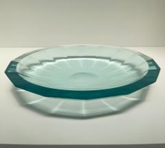 Ghir Studio Contemporary Crystal Bowl with Gemmed Decoration Hand Crafted by Ghir Studio - 4202164