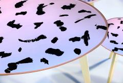 Ghir Studio Contemporary by Ghir Studio Pu Set of three Coffee Table Iridescent Crystal - 4202198