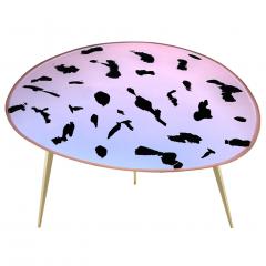 Ghir Studio Contemporary by Ghir Studio Pu Set of three Coffee Table Iridescent Crystal - 4202201