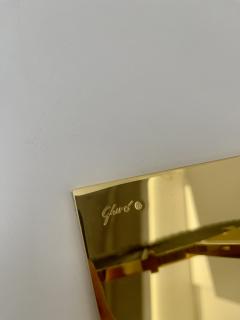 Ghir Studio Eye Red Sculpture Hand Engraved Glass polished Brass by Ghir Studio - 4202137