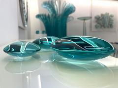 Ghir Studio Gocce Set of Three Aquamarine Crystal Sculptures by Ghir Studio - 3214945