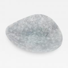 Ghir Studio Ice Crystal Bowl Satin Hand Engraved Unique Piece by Ghir Studio - 3272384