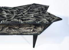 Ghir Studio Mont n Unique Coffee Table Iridescent Crystal and Brass by Ghir Studio - 3319759