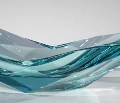 Ghir Studio Papillon Artistic Bowl in Aquamarine Crystal by Ghir Studio - 3214755