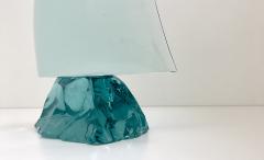 Ghir Studio Sail Handmade Aquamarine Crystal Sculpture by Ghir Studio - 3232842
