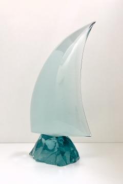 Ghir Studio Sail Handmade Aquamarine Crystal Sculpture by Ghir Studio - 3232843