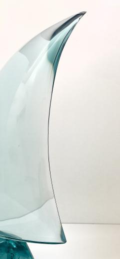 Ghir Studio Sail Handmade Aquamarine Crystal Sculpture by Ghir Studio - 3232865