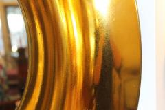 Ghiro Studio Large Round Golden Glass Mirror by Studio Ghiro Italy 2014 - 60523