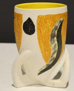 Giacomo Balla Giacomo Balla Attributed Vase in Yellow Black and White - 2336733