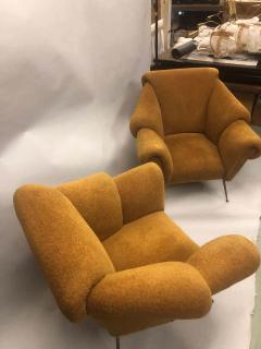 Giacomo Balla Pair of Italian Futurist Lounge Chairs Armchairs Attributed to Giacomo Balla - 1770938
