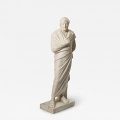 Giacomo Cali 3171 19th Century Marble Statue of Aristedes Signed by Giacomo Cali - 2519710