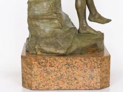 Giacomo Scarantino Seated Pan Bronze Sculpture by Giacomo Scarantino cast by Roman Bronze Works - 992962