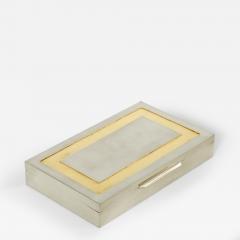 Giacomo Sinopoli Giacomo Sinopoli Italian large Jewellery Box chrome gold leaf 1970 - 2784110