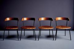 Giampiero Vitelli Plywood Chair Set by Giampiero Vitelli for Rossi dAlbizzate - 4255383