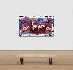 Gian Berto Vanni Dance Under the Moon Dancing Figures Reminiscent of Matisse Red and Blue - 3816899