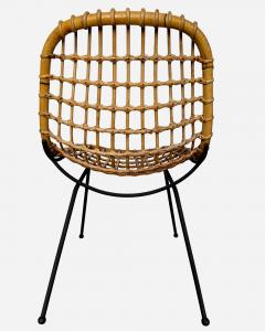 Gian Franco Legler Set of six chairs attributed to G Franco Legler Ed Bonacina Italy circa 1960 - 4238626