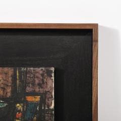 Giancarlo Isola Oil on Canvas Abstract Still Life Entitled Tavolo E Oggetti by Giancarlo Isola - 4566345