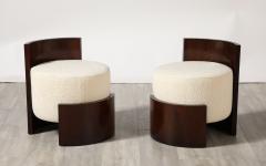 Giancarlo Palanti Italian Art Deco Stool circa 1930 - 3927580