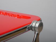 Giancarlo Piretti Giancarlo Piretti Red Platone Folding Desk for Castelli 1970s - 4287456