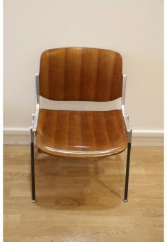 Giancarlo Piretti Set of Six Mid Century Modern Chairs by Giancarlo Piretti Italy 1970s - 907411