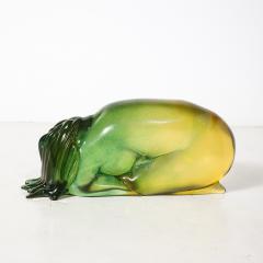 Giancarlo Signoretto Mid Century Hand Blown Murano Glass Nude Sculpture signed Giancarlo Signoretto - 4622714