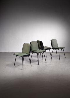 Giancarlo de Carlo Giancarlo de Carlo Four Lucania Molded Plywood Dining Chairs Italy 1950s - 2918544