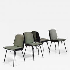 Giancarlo de Carlo Giancarlo de Carlo Four Lucania Molded Plywood Dining Chairs Italy 1950s - 2922119