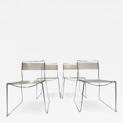 Giandomenico Belotti Set of Four Spaghetti Chairs by Giandomenico Belotti for Alias 1980s - 3630315