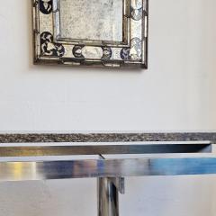 Giandomenico Belotti Unique Giandomenico Belotti Architectural Table in Chrome and Stone Italy 1960 - 2979180