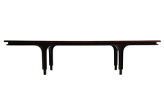 Gianfranco Frattini 1960s Gianfranco Frattini rosewood coffee table Italy - 3243810