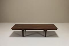 Gianfranco Frattini Coffee table in rosewood by Gianfranco Frattini for Bernini Italy 1960s - 3390336