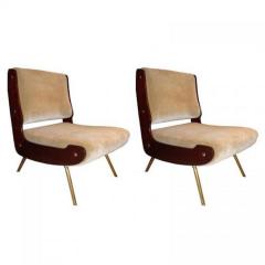 Gianfranco Frattini Gianfranco Frattini Pair of Mid Century Slipper Chairs - 251740