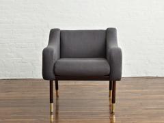 Gianfranco Frattini Gianfranco Frattini Pair of Upholstered Armchairs - 4163846
