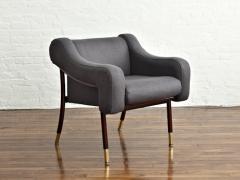 Gianfranco Frattini Gianfranco Frattini Pair of Upholstered Armchairs - 4163848