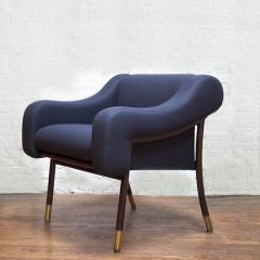 Gianfranco Frattini Gianfranco Frattini Set of Four Upholstered Armchairs - 4163827