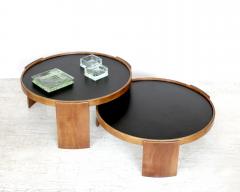 Gianfranco Frattini Gianfranco Frattini for Cassina Pair of Coffee Tables for Cassina Model 783 - 4269224