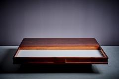 Gianfranco Frattini Huge Rosewood Sofa Table Gianfranco Frattini for Bernini Italy 1960s - 3705913