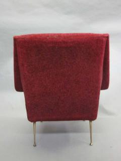 Gianfranco Frattini Italian Mid Century Modern Lounge Chairs Attributed to Gianfranco Frattini Pair - 1630361